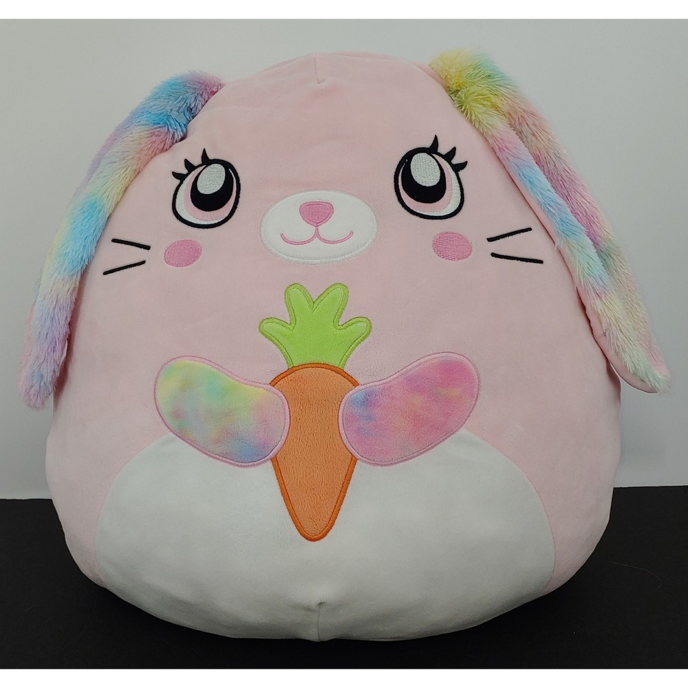 Squishmallow Bop The Bunny With Carrot 17" Plush Stuffed Animal Kellytoy Easter